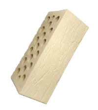 Кирпич облицовочный с
            накатом IVORY 1.4NF в Ключищинской керамике