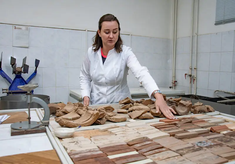 Продукция завода Ключищинская керамика